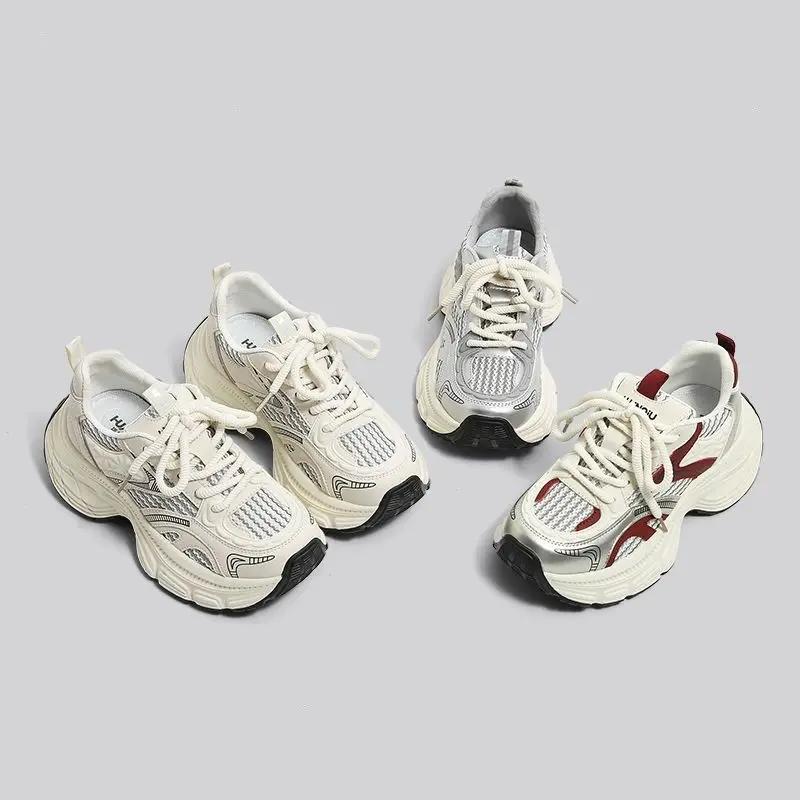 Fashion New Arrival 2025 Lace Up Sneakers Shoes for Women Designer Luxury Original Daily Routine Aesthetic In Stylish 39 Woman Footwear