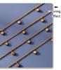 Qiong Yao Stainless Steel Zircon Anklet - Round Bead Light Luxury Foot Chain Accessory