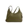 Ella 36 Logo Zip Closure Leather Crossbody Shoulder Bag Large Women Bags Olive-Green CCE47-QBOLV