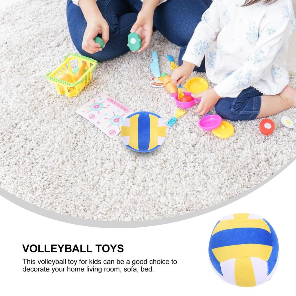 Toddmomy Plush Volleyball Gift Toy, 14cm, Lightweight, Plush, Sofa, Bed, Decoration,
