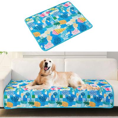 Cats Large Cooling Cushions Bed Pad Cartoon Pattern Cats Cooling Bed for Hot Weather Heat Dissipation
