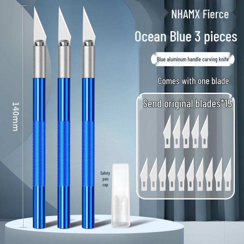 Carving Knife & Pen Knife Craft Set: Paper Cutter, Student Rubber Stamp, Wood Carving Tools