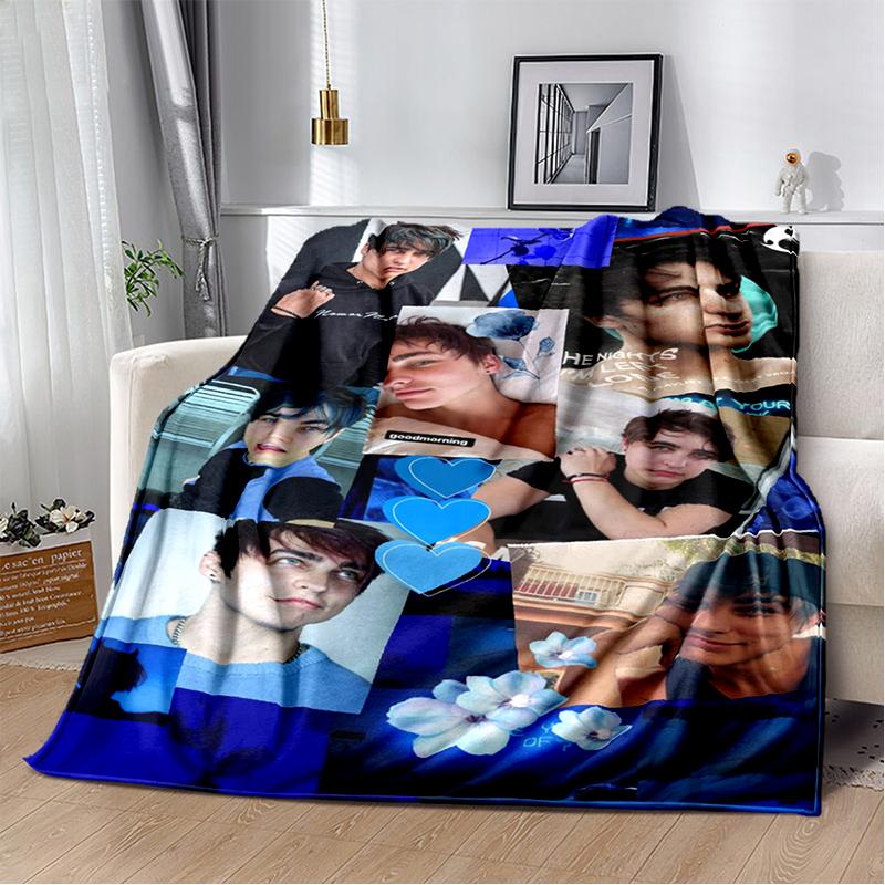 3D Sam and Colby XPLR Boys Soft Flannel Blanket for Bed Bedroom Sofa Picnic,Throw Blanket for Cover Outdoors Leisure Gift Kids