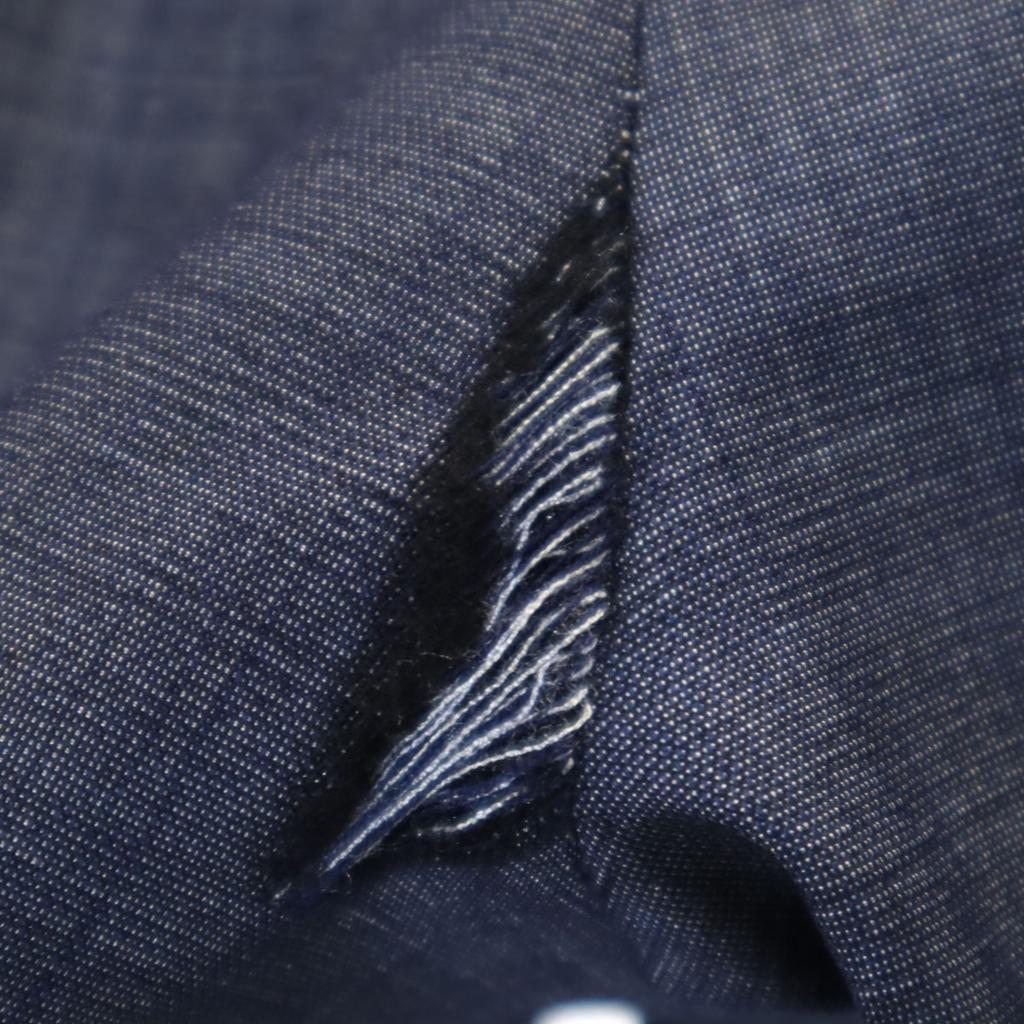 Emporio Armani Italian-made DAVID LINE suit Setup 50 Navy Men's Used