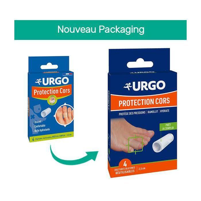Urgo Protection Cors 4 Digitubes Réutilisables Pré-Découpés