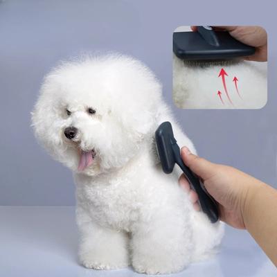 Pente Profissional para Higiene de Animais com Dentes Angulados a 135°, Perfeito para Gatos e Cães de Pelagem Longa, Remoção de Pelo e Desembaraço de Nós
