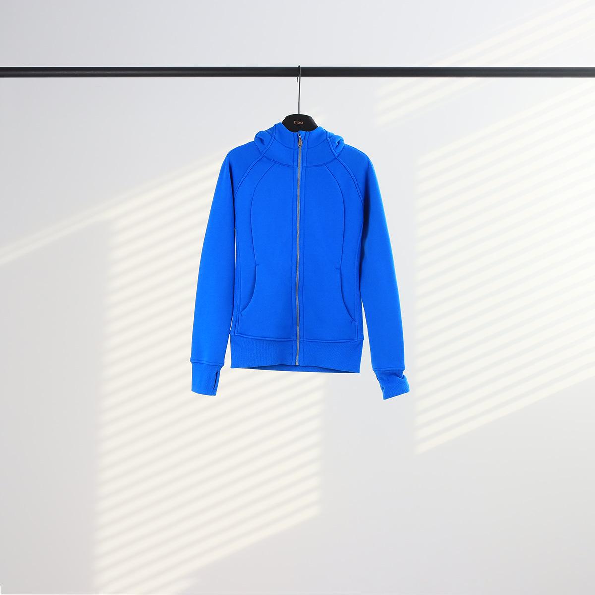 LULULACIE Women s Slim Fit Full Zip Hoodie, Fleece Fitness Cardigan, Gold Label Velvet Yoga Jacket XXL