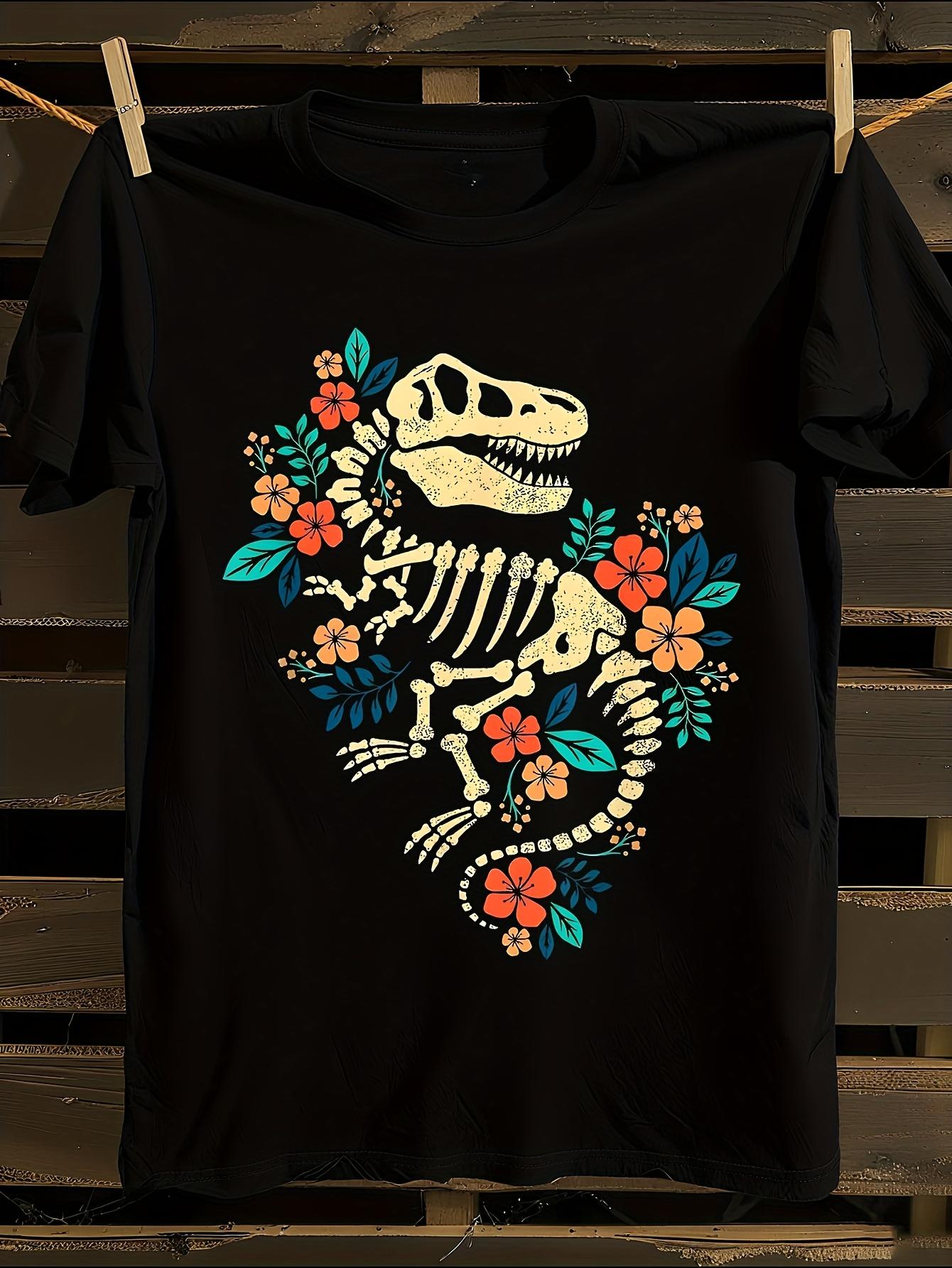 T-Rex Skeleton Dinosaur Tshirt XXXL