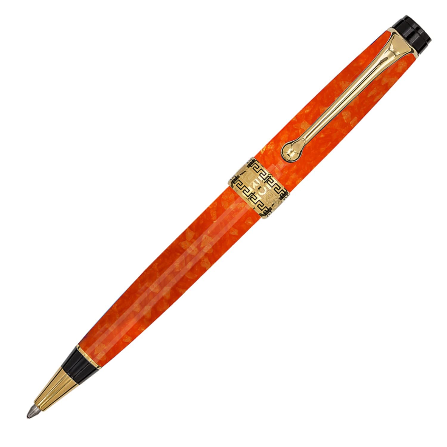 

AURORA Aurora Optima Arancio Ballpoint Officially Imported 998-DOR Oil-Based Pen,