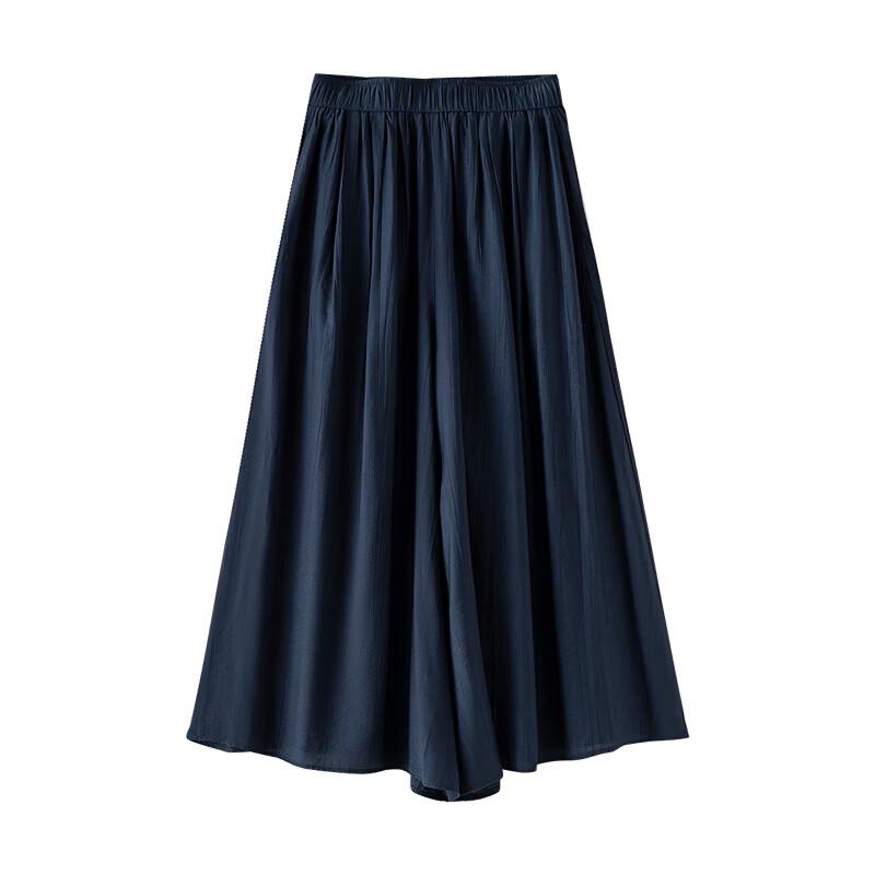 Women's Loose Wide-Leg Cropped Pants