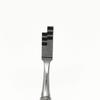 1 piece Orthodontic Aesthetic Teeth Crown Proportion Gauge Dentist Implant Stainless Steel Measuring Ruler Caliper