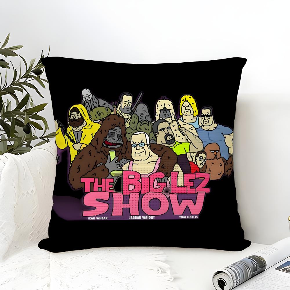 Web Series Cartoon T-The Big Lez Show 4 Pillow Case Linen Pillow Case Sofa Home Decor Cushion Cover Cushion Cove