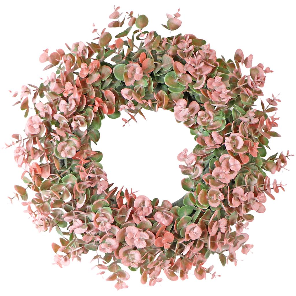 Eucalyptus Faux Wreath Decorative Wreath Four Seasons Wreath Door Pendant Decoration Festival