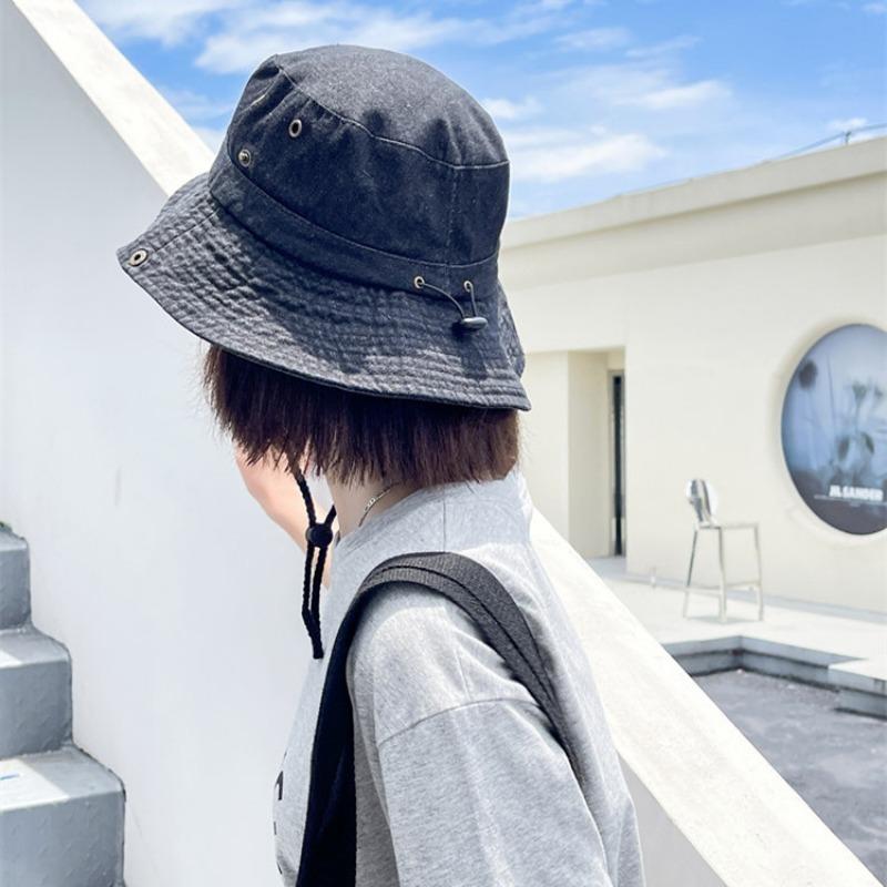 Japanese Outdoor Western Cowboy Fisherman Cap Men Women Summer Travel Mountaineering Fishing Bucket Hats Sun Protection Sun Hat