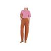 Maison Kitsune Ss24 Fox Pattern Embroidered Crew Neck Short Sleeve T-Shirt Women T-Shirts Rose-Pink MW00127KJ0119-P625