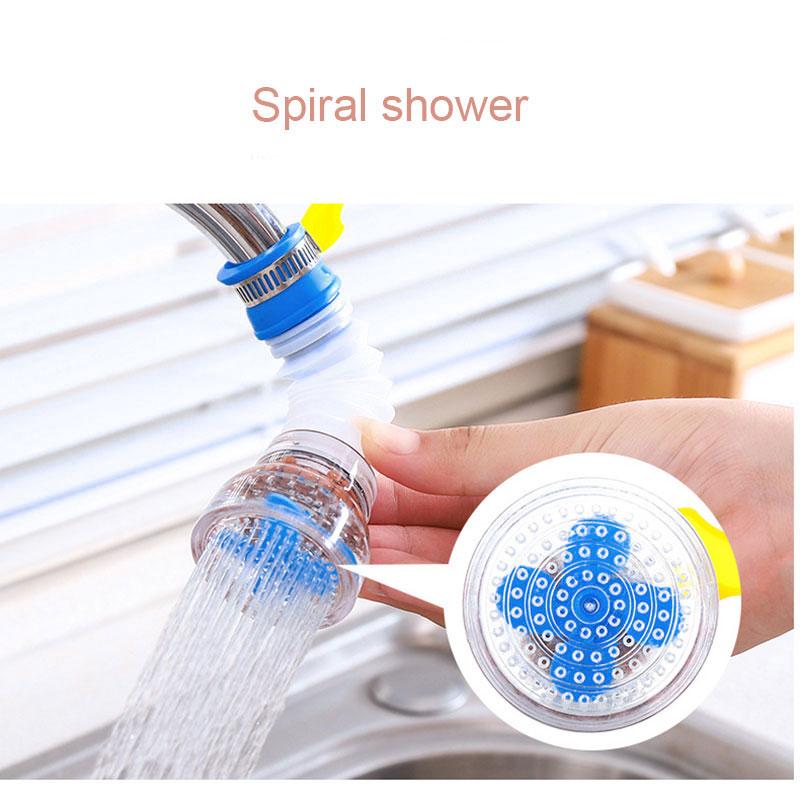 Rotating Faucet Water Filter Purifier for Kitchen Tap PP+PVCA Material Standard A Version and Upgraded B Version 8*3cm Compact Size