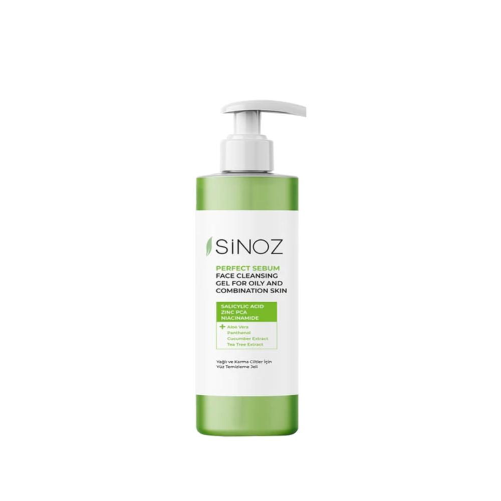 

Sinoz Perfect Sebum Face Cleaning Gel for Oily & Combination Skin, 200 ml - Żel Oczyszczający do Twarzy