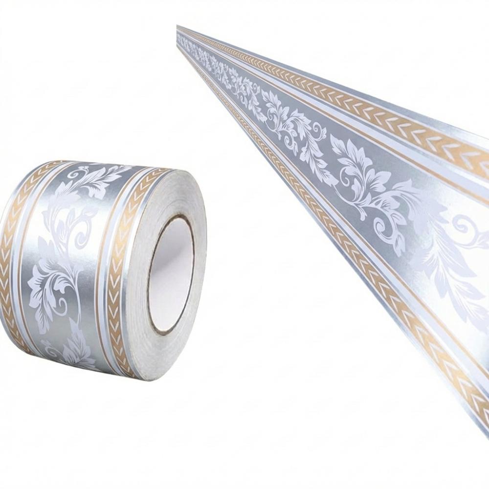 Fashion 5 Meter Wall Base Self Adhesive Thickened Wall Sticker Soft Anti-collision Skirting Line Bedroom