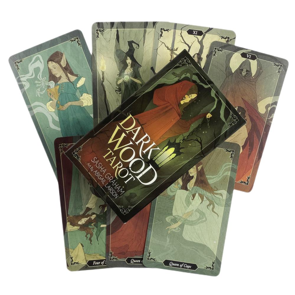 Tarot În Țara Minunilor Cărți Divination Deck Versiuni în engleză Ediție Oracle Board Playing INK Joc de masă pentru petrecere