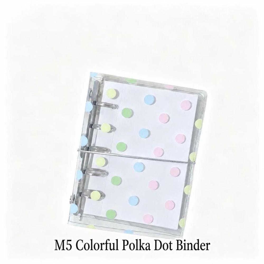 PVC Binder Cover M5/A6/A7 Journal Shell Portable Loose Leaf Shell Students