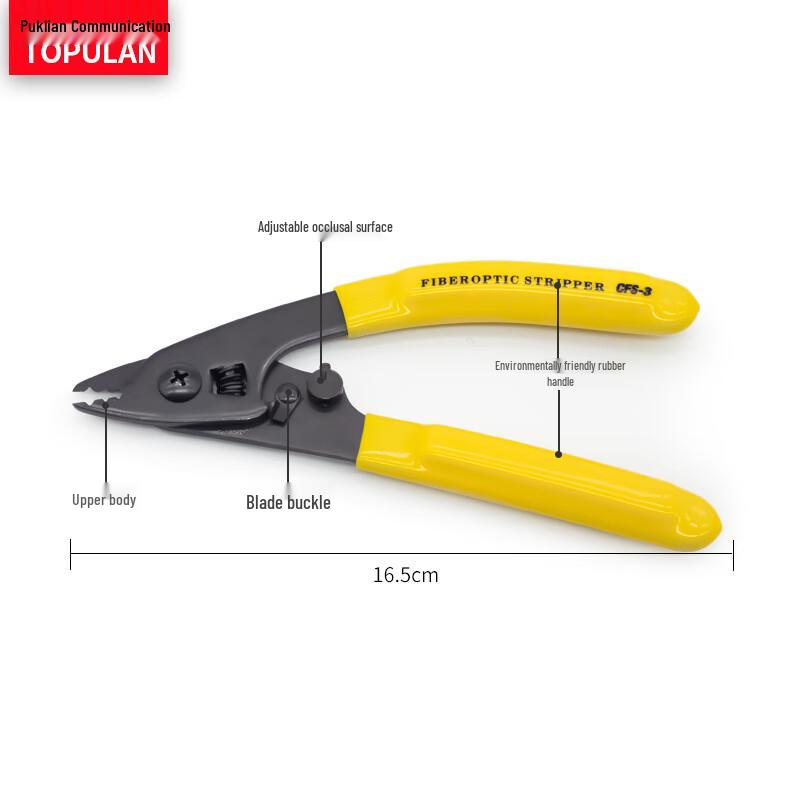 TOPULAN Professional Fiber Optic Stripping Tools