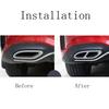 2 pcs stainless steel exhaust pipe trim cover for Mercedes Benz A B C E GLC GLE Class W176 W246 W205 W213 AMG car style
