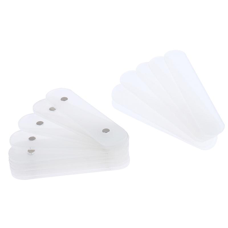 10Pcs Nail Art Tips Sticks Nail Display Acrylic Strips Practice Palette Manicure