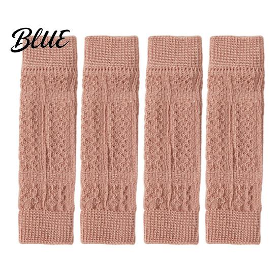 Soft Breathable Dog Sleeve 4Pcs Elbow Protectors, Knitted Leg Warmer Wraps, Cotton Wrap Protective Sleeves for Elderly Dogs, Post-operative