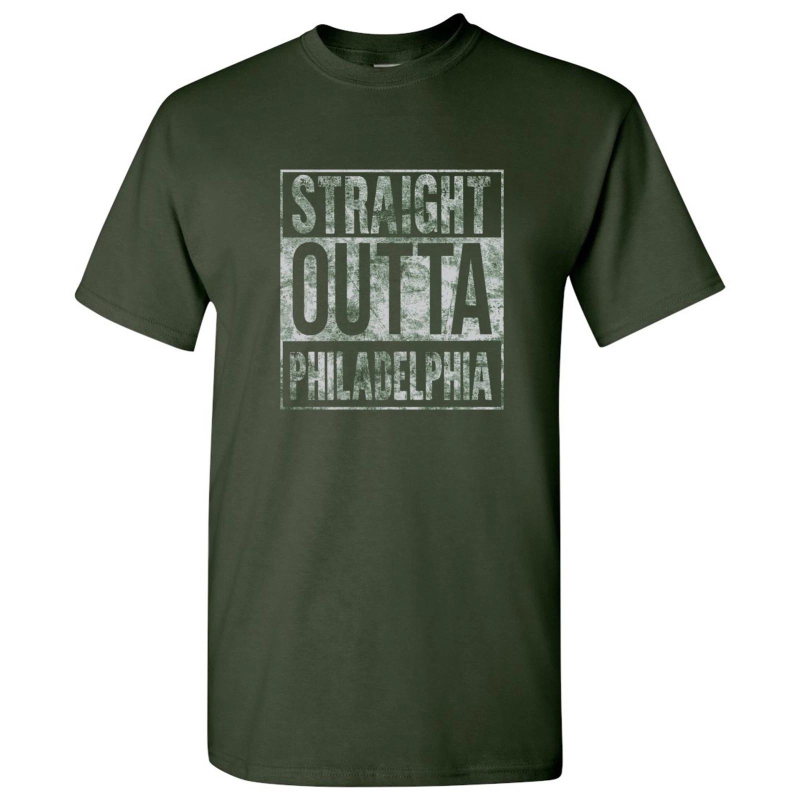 Straight Outta Philadelphia - Hometown Pride T-Shirt - Forest 3XL