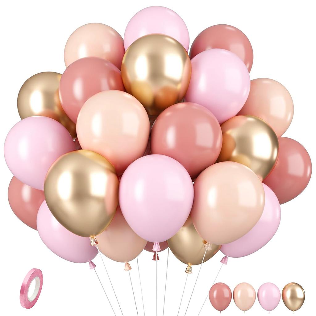 10inch-35pcs blue green purple and pink latex balloon set with confetti, suitable for weddings, birthdays, popular parties