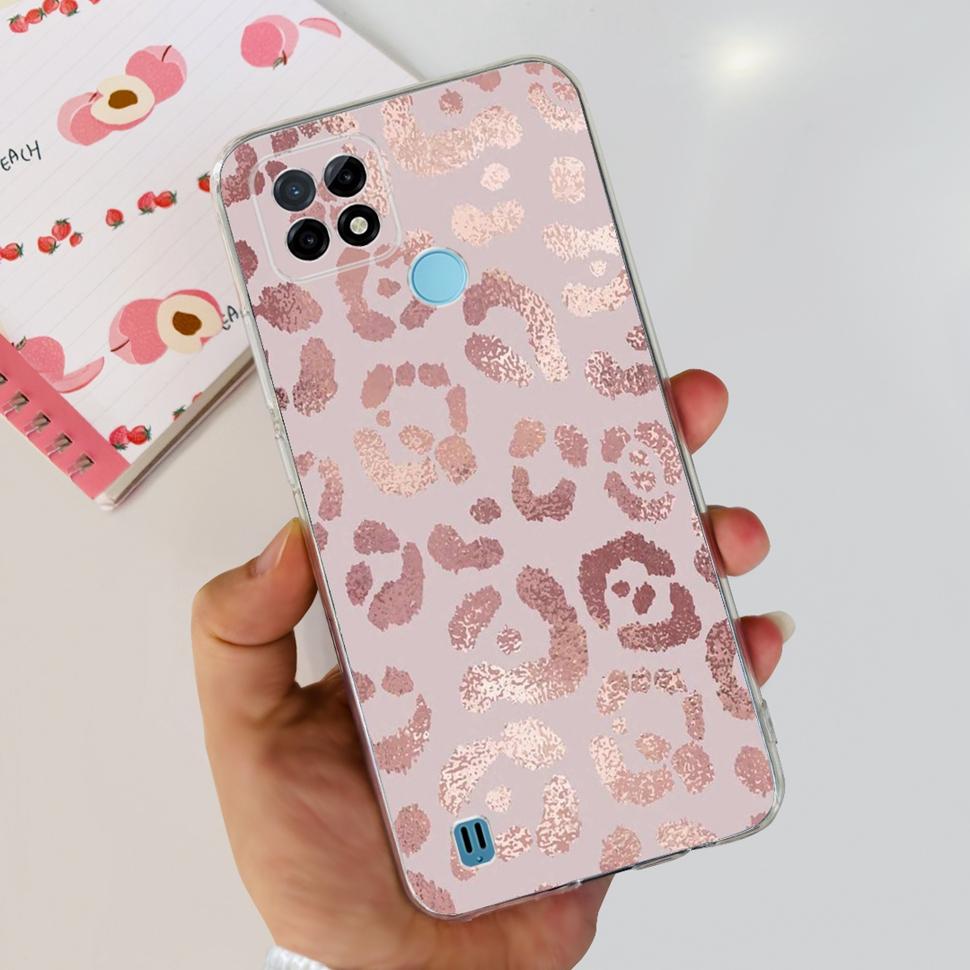 For Realme C21Y Case RMX3261  RMX3263 Cute Cartoon Cover Soft Silicone Phone Case For Realme C 21Y C21Y Bumper