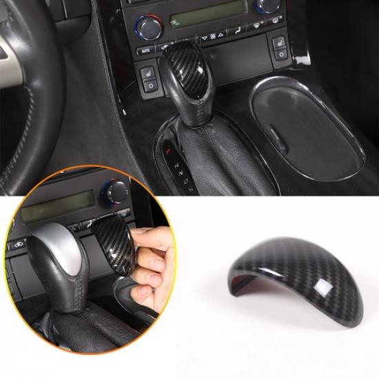 Carbon Fiber Color Gear Shift Knob Head Cover Trim For Corvette C6 2005-2013 US