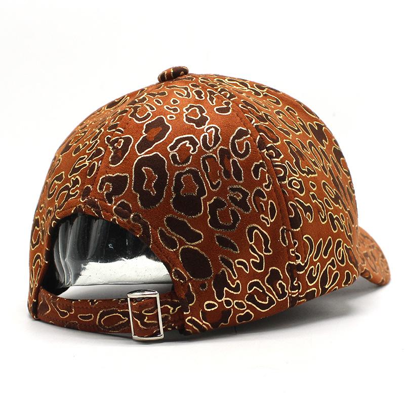 Hat Female Spring And Autumn Leopard Print Baseball Cap Breathable Sun Cap Outdoor Travel Sun Protection Cap Female
