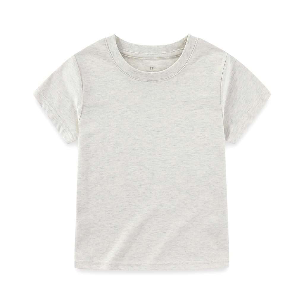 KIDDIEZOOM Modisches und bequemes kurzärmeliges T-Shirt für Säuglinge und Kleinkinder, Jungen und Mädchen, 100 % reine Baumwolle, weiche Neugeborenenkleidung