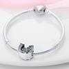 925 Silver Horseshoe Clover Fashionable Charm Beads DIY Bracelet Necklace Engagement Birthday Jewelry Gift