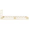 Solid Wood Pallet Bed Frame Pine 90*200 cm