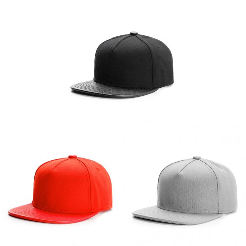 Black Plain Canvas Sun Hat With Breathable Material And Stylish Print For Outdoor Activities