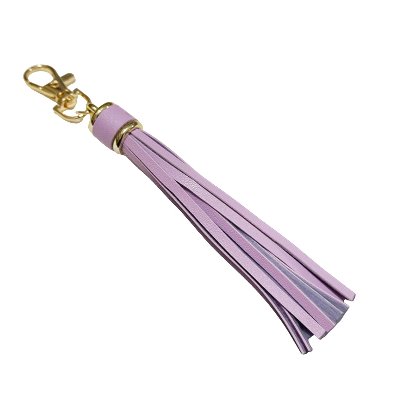 

Красочные кисточки сумка аксессуар привлекающий внимание PU кожа кисточки брелок украшение подходит для различных стилей сумок 3