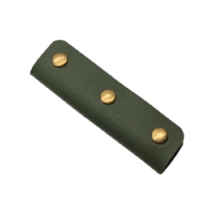 Flexible PU Leather Handle Cover Providing Slip Resistant Surfaces Reliable Fixing Snap Attachment For Handbag