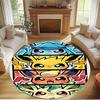 Pokemon Print Round Rug, Washable Floor Carpet, For Entryway Dorm Laundry Room Office Study, Home Decor Birthday Christmas Gift