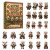 2026 Christmas Countdown Calenda, 24 Vintage-Style Goat Christmas Tree Ornament,Holiday Gift for Christmas