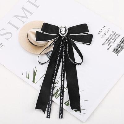 Spilla da donna stile college coreano carino con fiocco - Accessori moda britannici di alta gamma