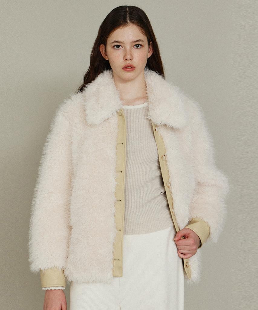 Itov Seoul Button Fur Jacket Iv
