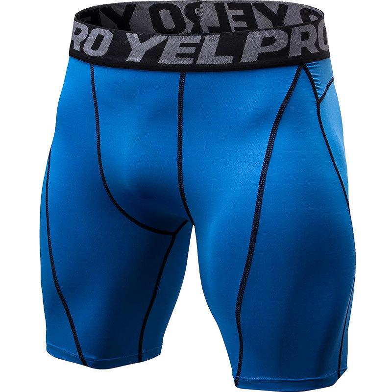 12 Colors Running Shorts Men's Short Trousers Quick Dry Leggings Fitness Training Bottoms Jogging Compression Home Gym Shorts