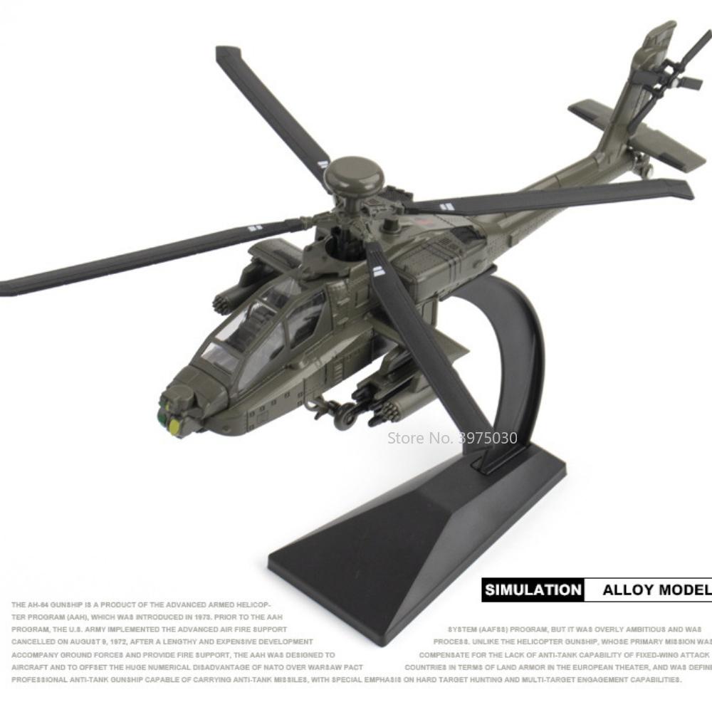 24Cm Apache Armed Helicopter Alloy Diecast Airplane Model Toy Simulation Sound Light Airplane Model Collection Boy Holiday Gifts