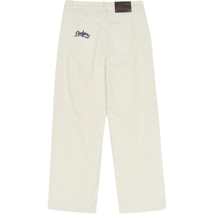 New MLB Los Angeles Dodgers Casual Pants Women's Beige 3FDPV0151-07CRS
