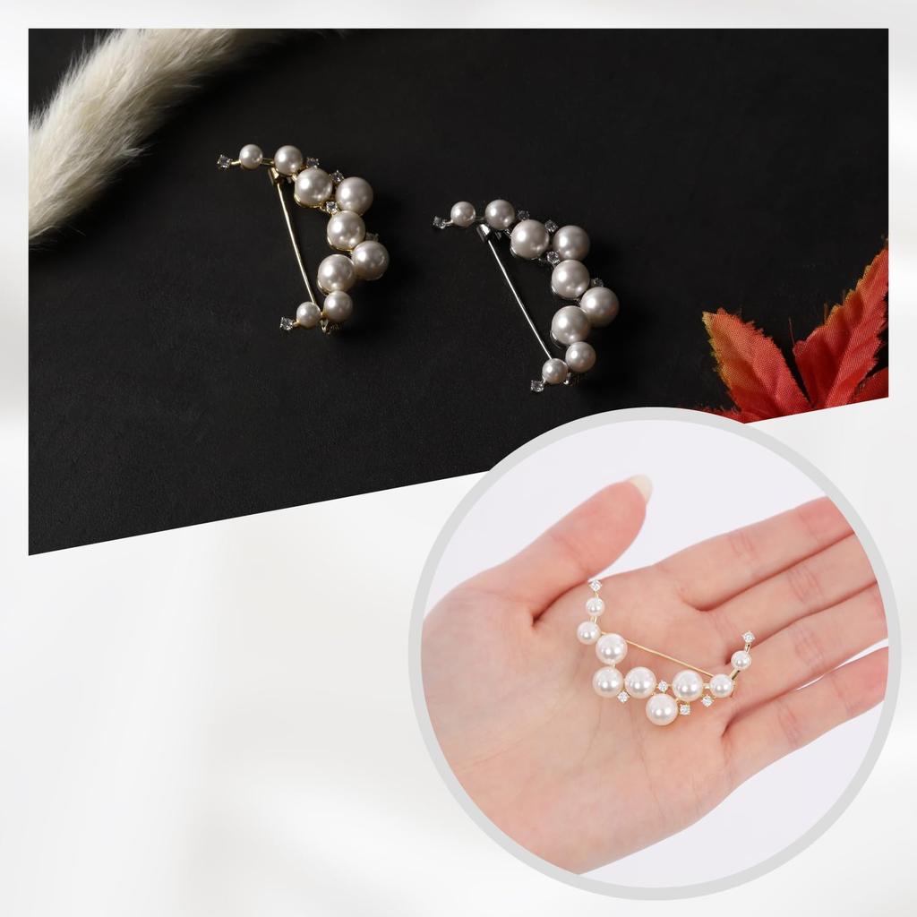 Choose from 3 pearl shell 14K brooch stopper drawstring Cranes Collection [CRANES COLLECTION] types brooch, formal, casual, pin, pearl, gold-filled,