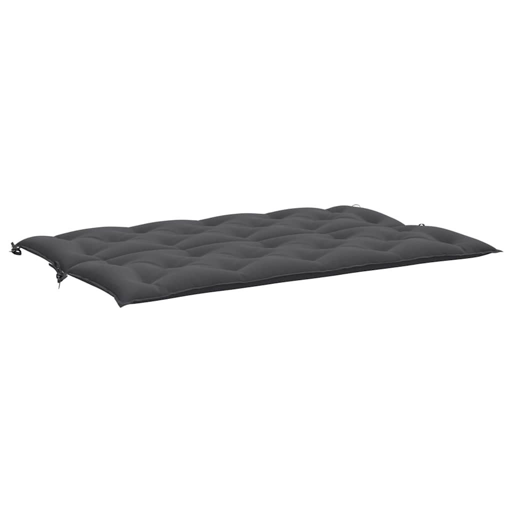 vidaXL Gartenbank-Auflage Anthrazit 150x(50+50)x7 cm Oxford-Gewebe