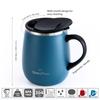 GRANDTIES Premium Vacuum Insulated Available in 19 with Sliding Stainless Steel Vacuum and Insulates Hot and Cold Popular in the Office Cobalt Mug,