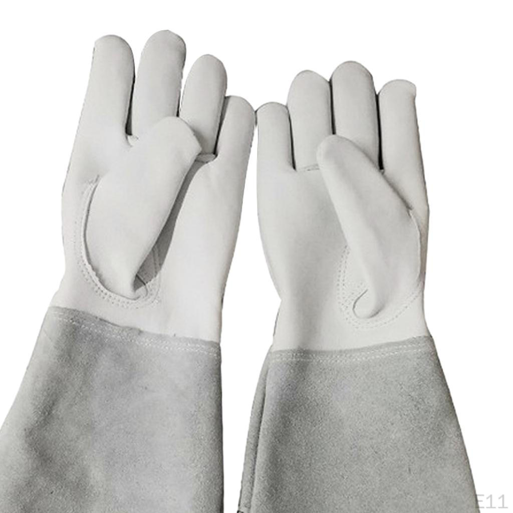 Beekeeping Gloves Cowhide Heavy Working Gardening